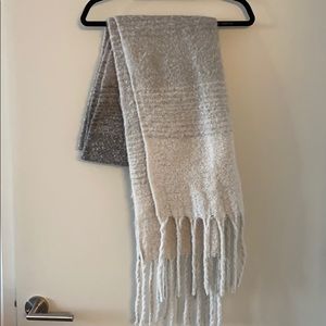 Oversized ombré scarf